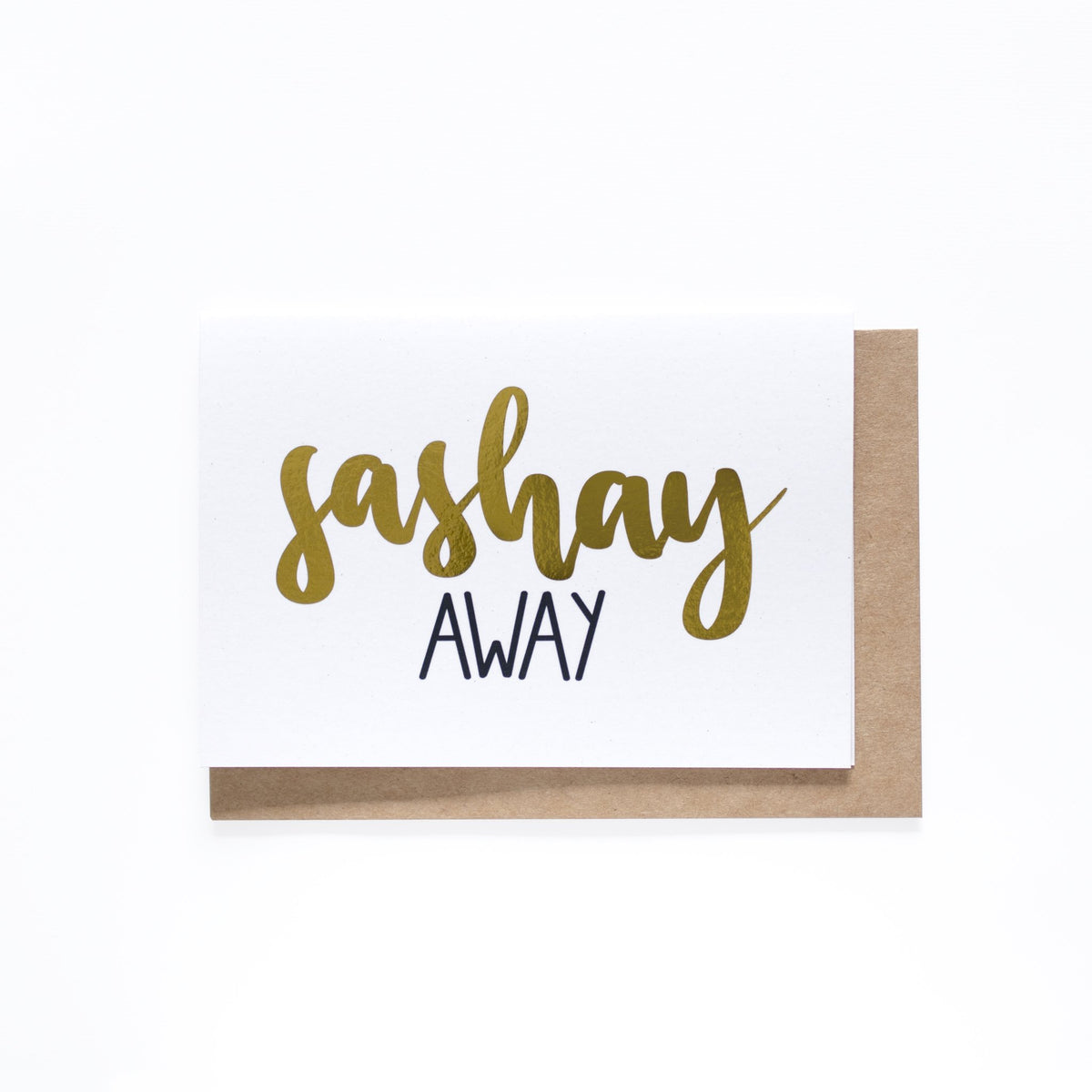 Sashay Away Card Rising Violet Press