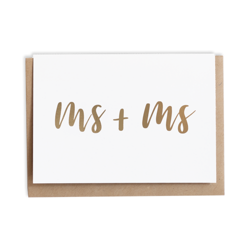 Ms + Ms Card