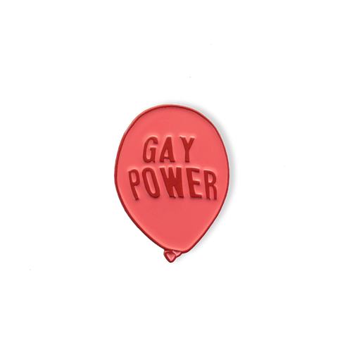 Gay Power Balloon Pin