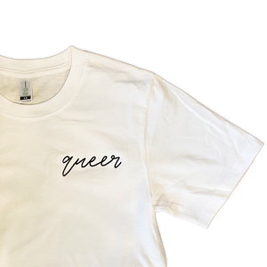 Queer Embroidered T Shirt