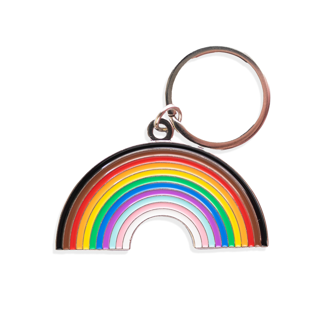 Inclusive Rainbow Keyring