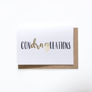 Condragulations Card