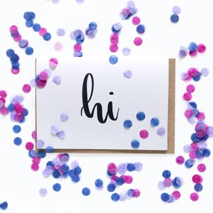 Hi, I'm Bi - Coming Out Card